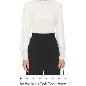 L'Academie Ivory Blouse
